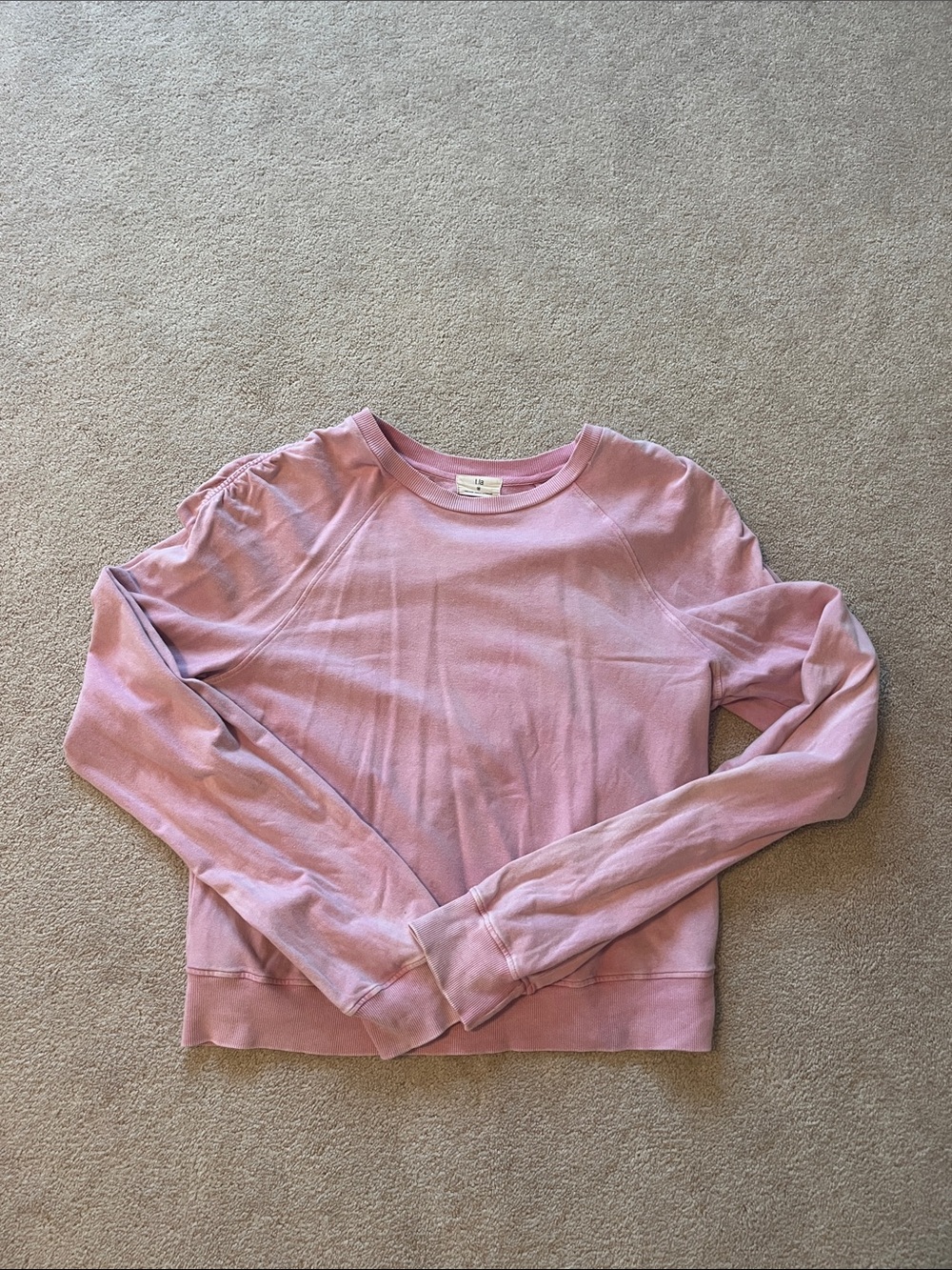 Anthropologie Cozy Crewneck Sweatshirt - Light Pink